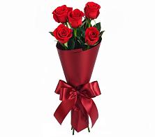 Букет 5 Красных роз Эдлесс Лав в Верхнерусском