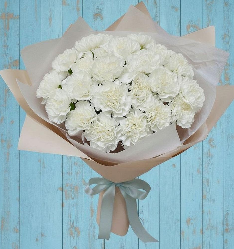 Букет цветов из: Гвоздики в Верхнерусском