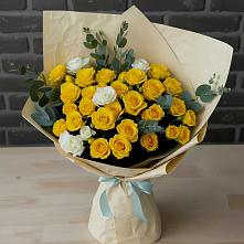 Букет цветов из:  Розы в Верхнерусском