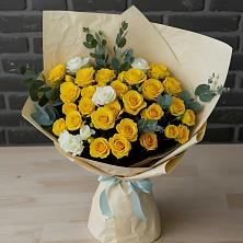 Букет цветов из:  Розы в Верхнерусском