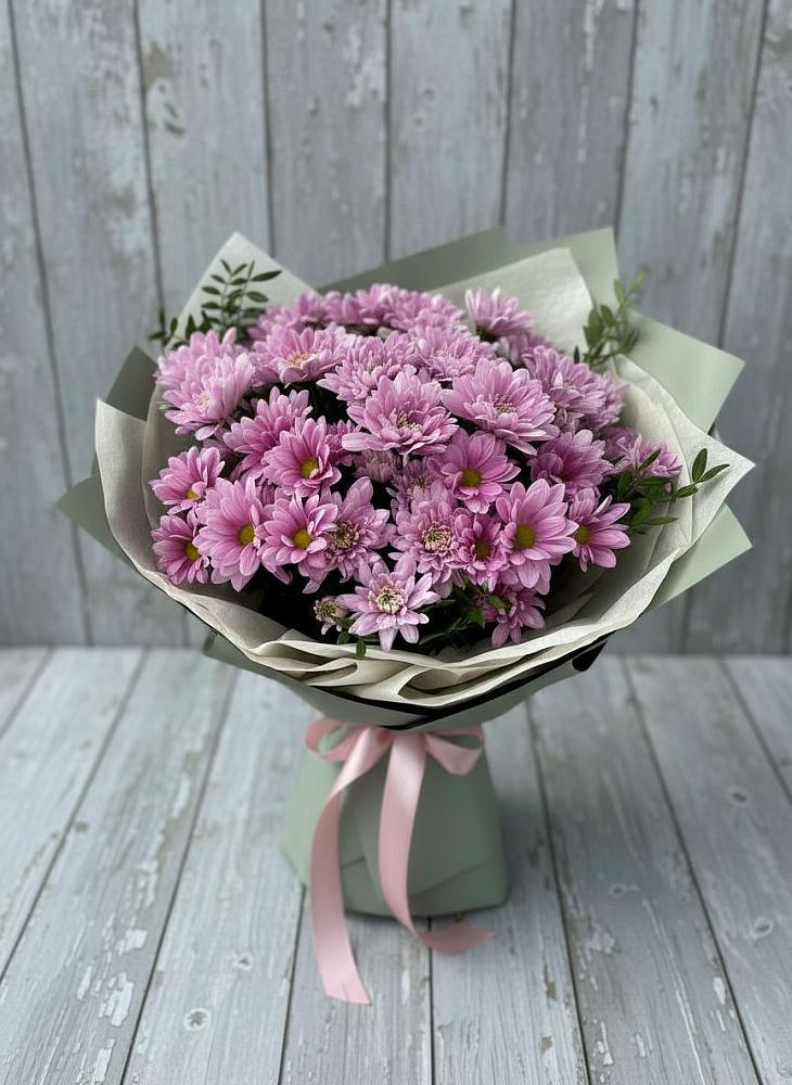 Букет цветов из: Хризантемы в Верхнерусском