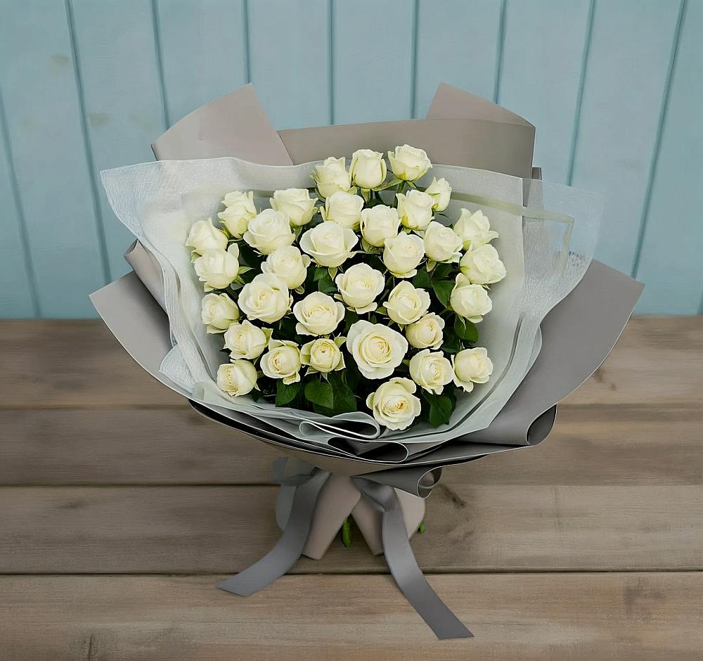 Букет Белоснежная нежность в Верхнерусском