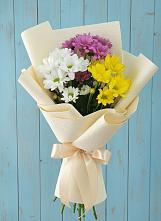 Букет цветов из:  Хризантемы в Верхнерусском
