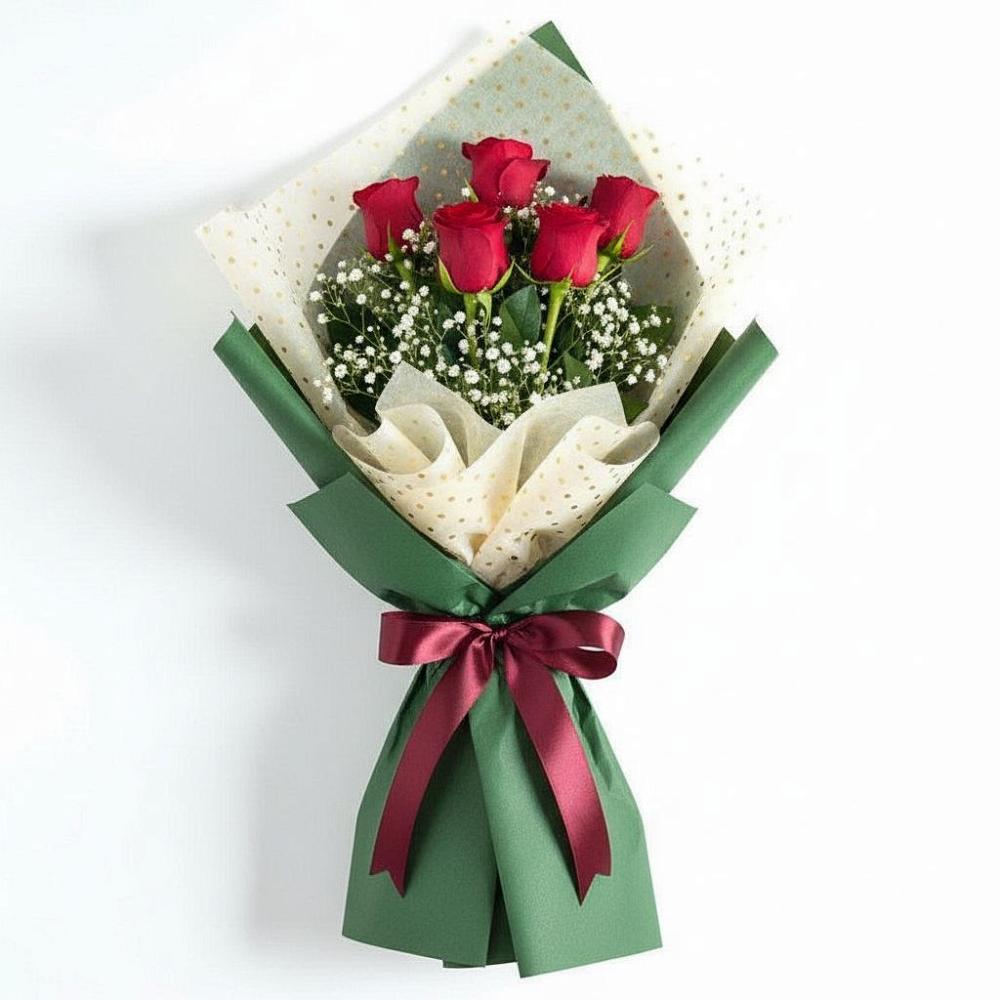 Букет цветов из: Розы в Верхнерусском