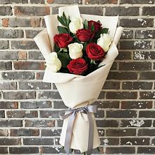 Букет цветов из:  Розы в Верхнерусском