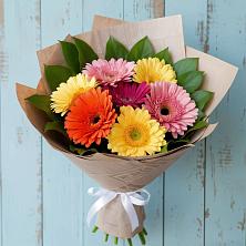 Букет цветов из:  Герберы в Верхнерусском