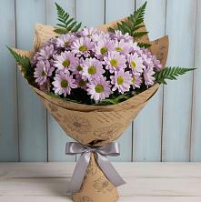 Букет цветов из:  Хризантемы в Верхнерусском