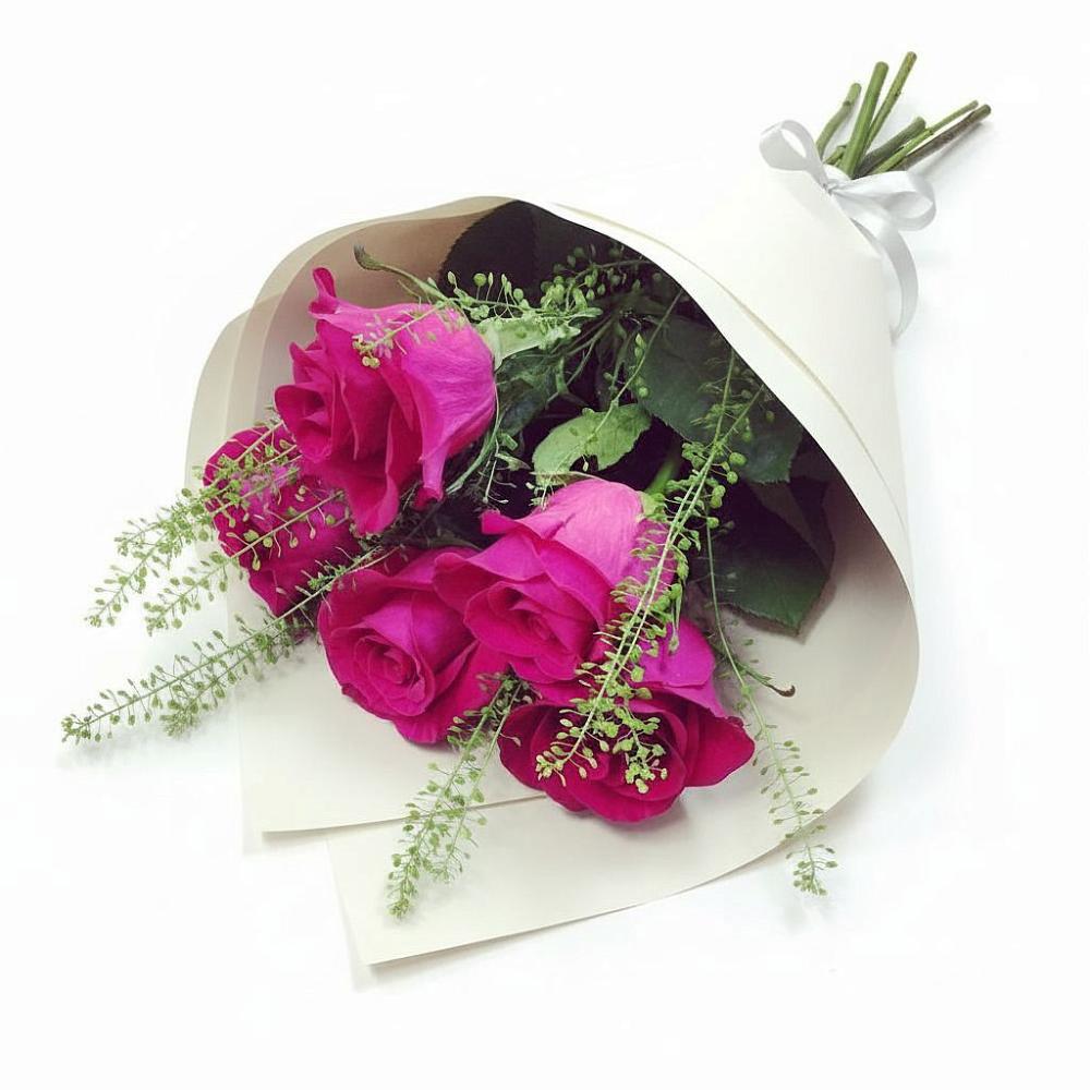 Букет цветов из: Розы в Верхнерусском