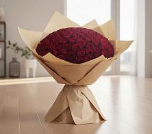 Букет 101 Красная роза в Верхнерусском