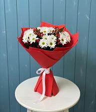 Букет цветов из:  Хризантемы в Верхнерусском