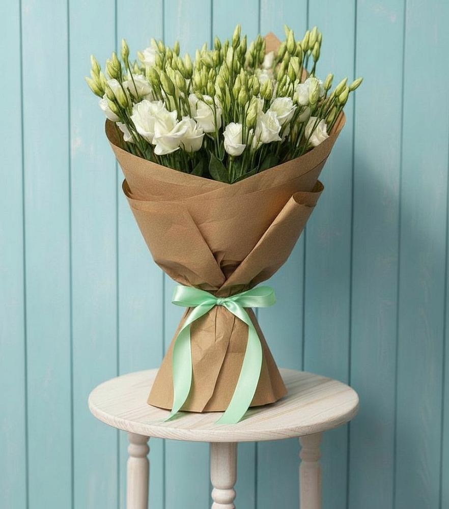 Букет цветов из: Лизиантусы в Верхнерусском