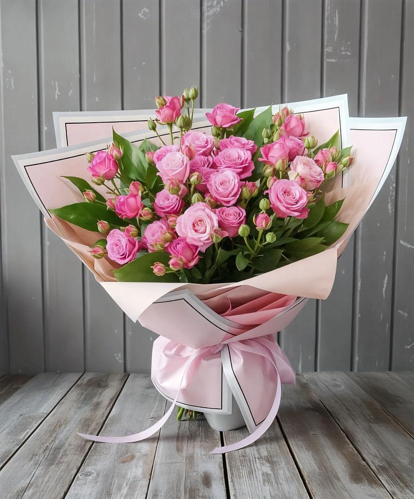 Букет Розовый кустик в Верхнерусском