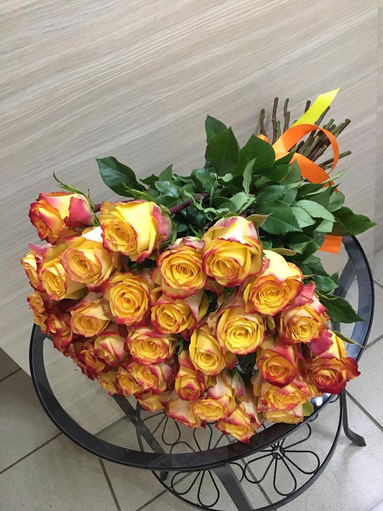 Букет Желтые розы в Верхнерусском