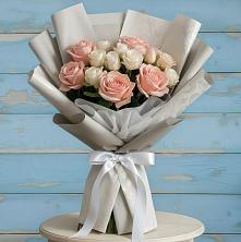 Букет цветов из:  Розы в Верхнерусском