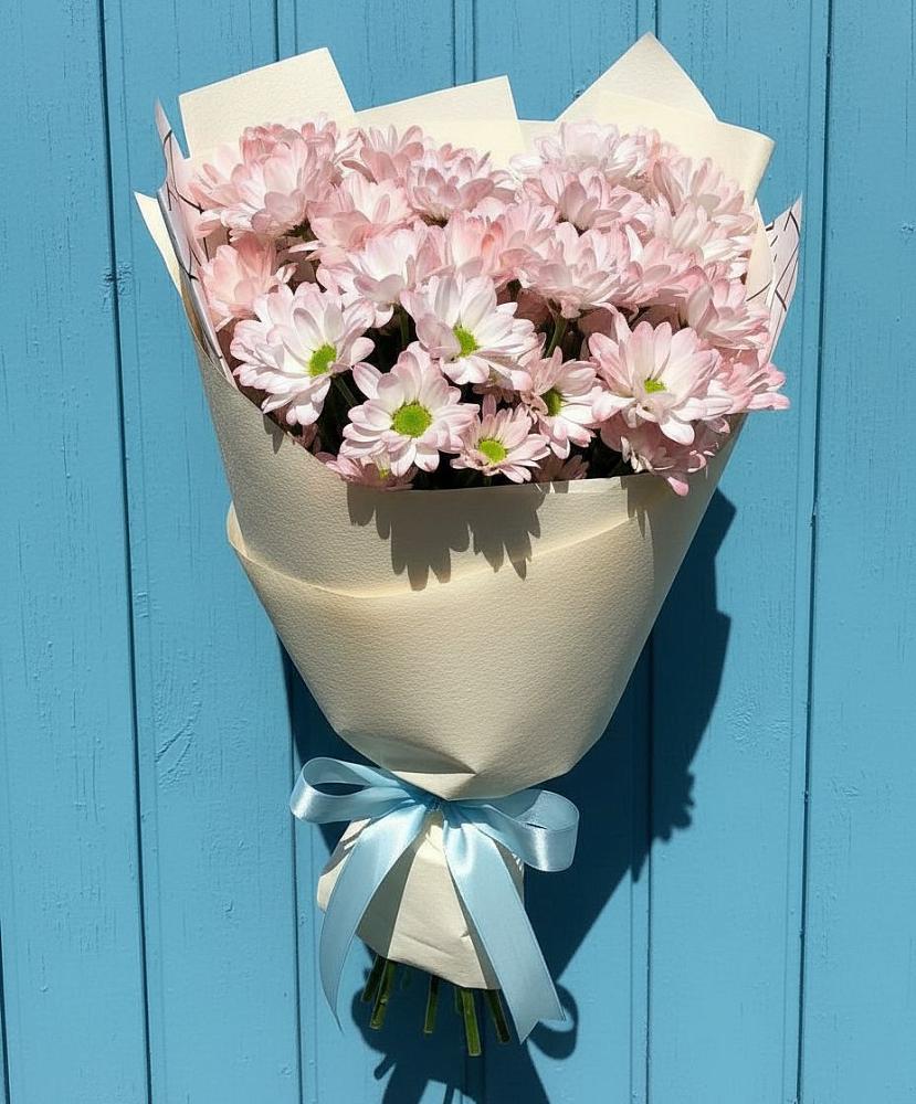 Букет цветов из: Хризантемы в Верхнерусском