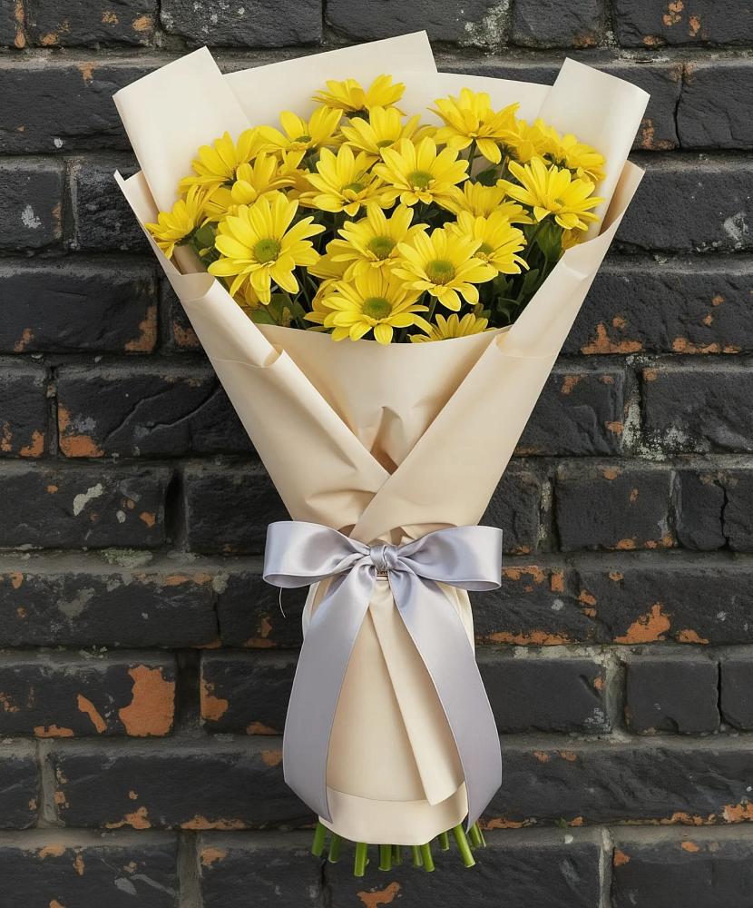 Букет цветов из: Хризантемы в Верхнерусском