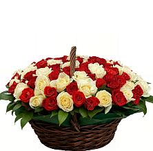 Премиум букет из: Розы #REPLACE_PRED# Верхнерусском