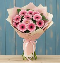 Букет цветов из:  Герберы в Верхнерусском