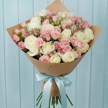 Букет цветов из:  Розы в Верхнерусском