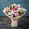 Букет цветов из: Хризантемы, Альстромерии и Розы в Верхнерусском